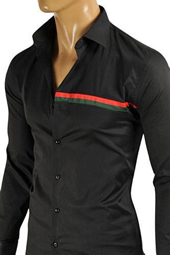 mens gucci button down shirt|gucci formal shirts.